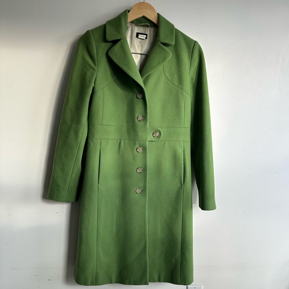J. Crew Jackets & Blazers - Vintage J. Crew Green 100% Wool Coat 2005 Women’s Size 4